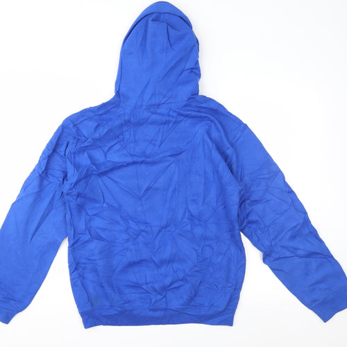 Gildan Womens Blue   Pullover Hoodie Size S