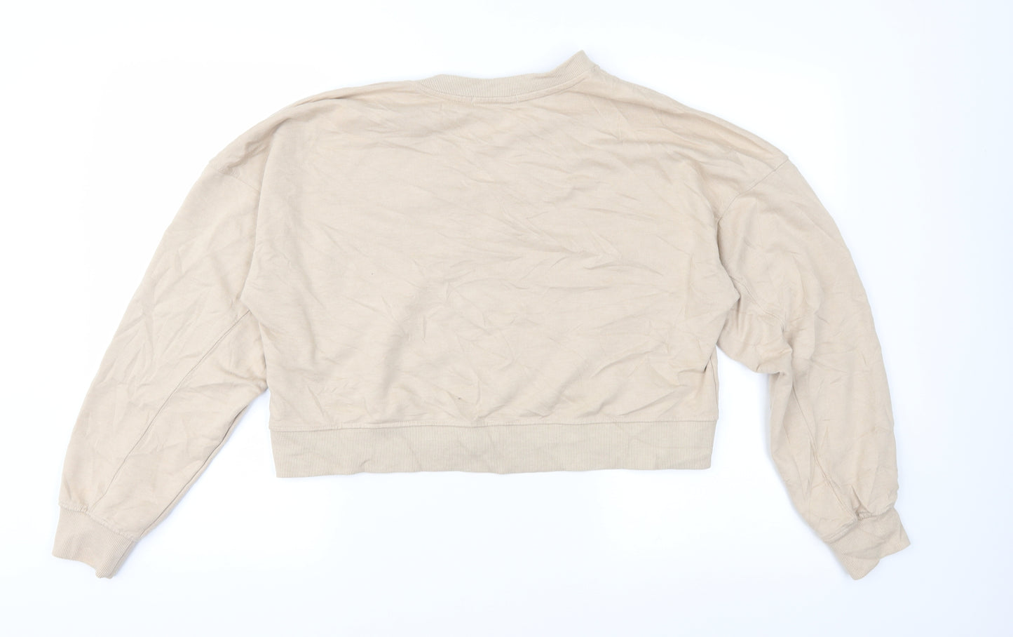 Missguided Womens Beige   Pullover Sweatshirt Size 8