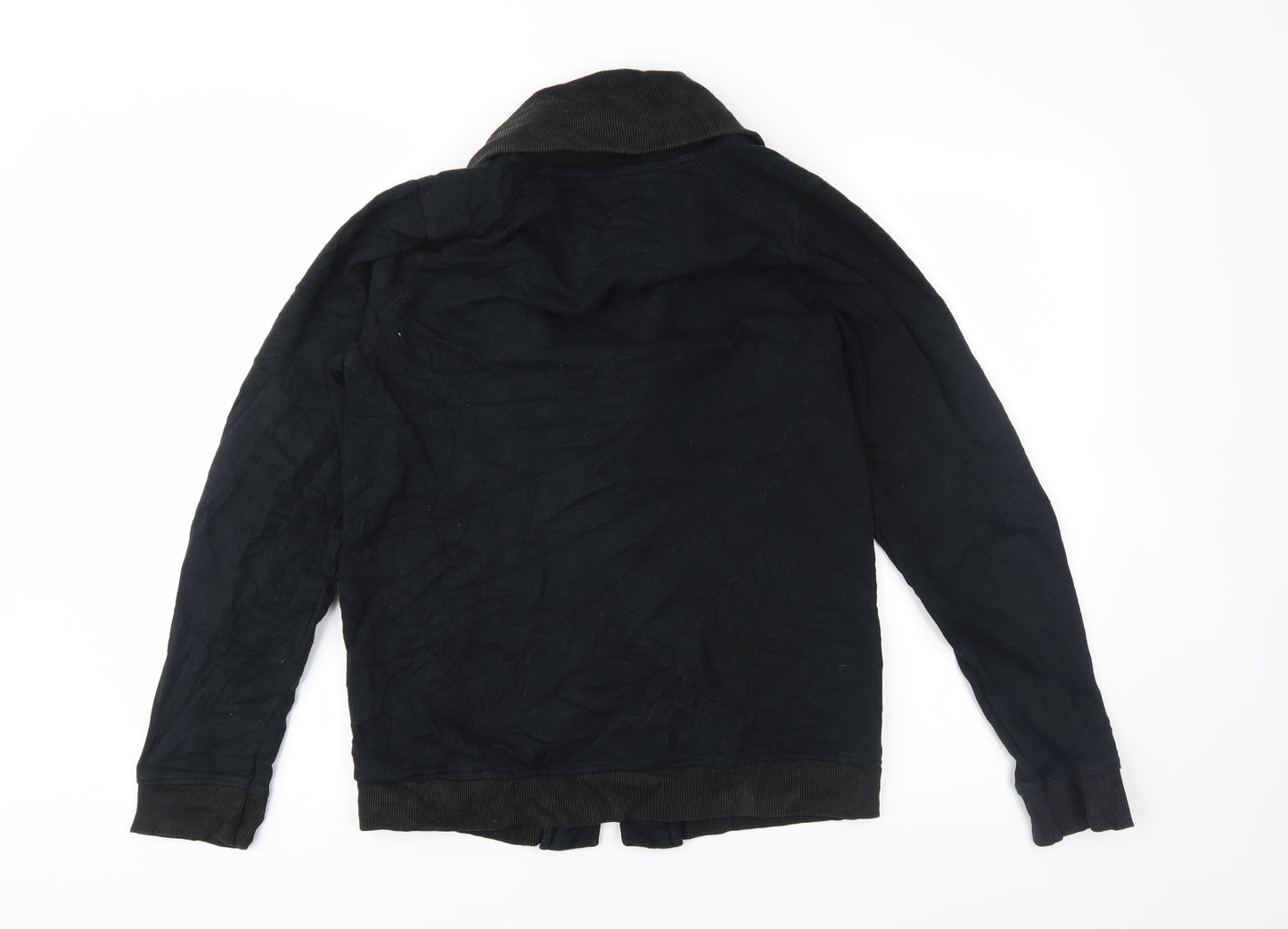 Tailored Denim Mens Black   Full Zip Sweatshirt Size S
