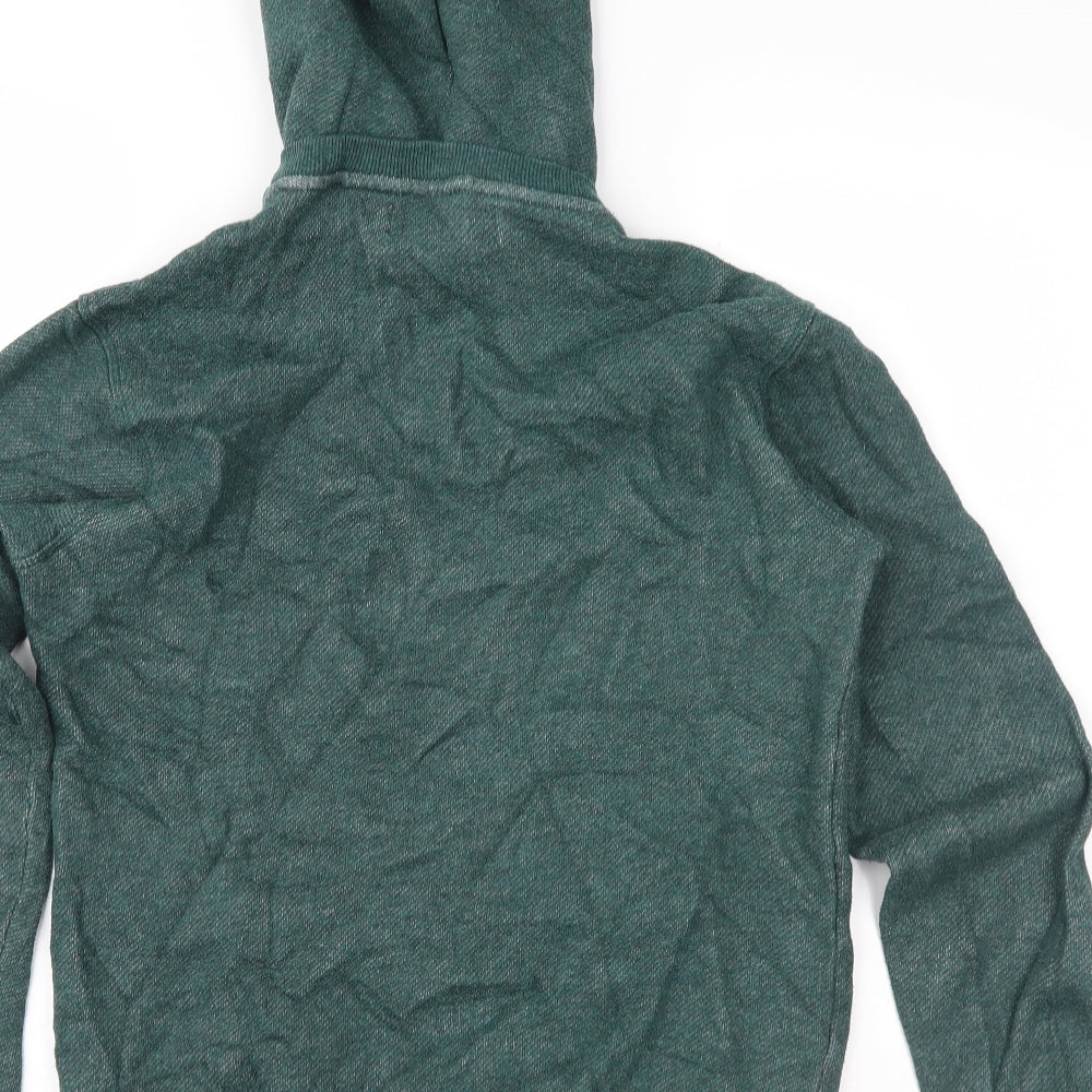 H&M Mens Green   Pullover Hoodie Size XS