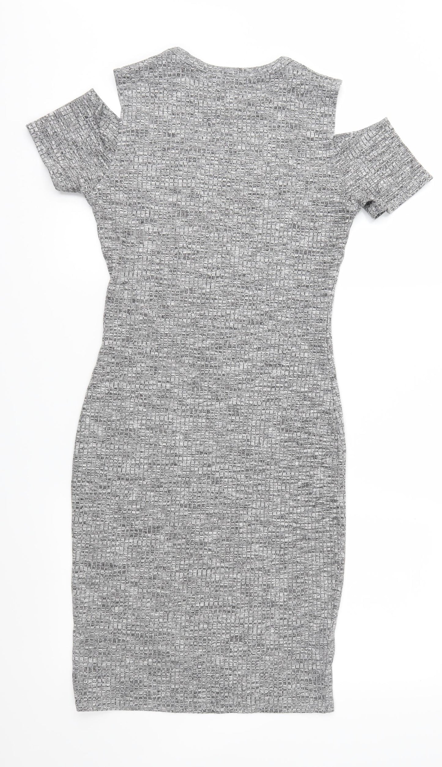 River Island Womens Grey  Jersey Sheath  Size 10