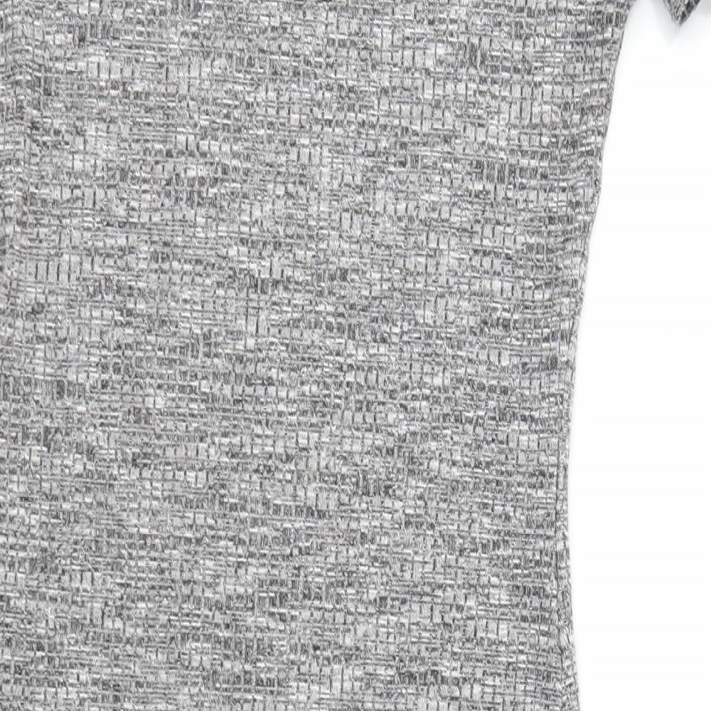 River Island Womens Grey  Jersey Sheath  Size 10