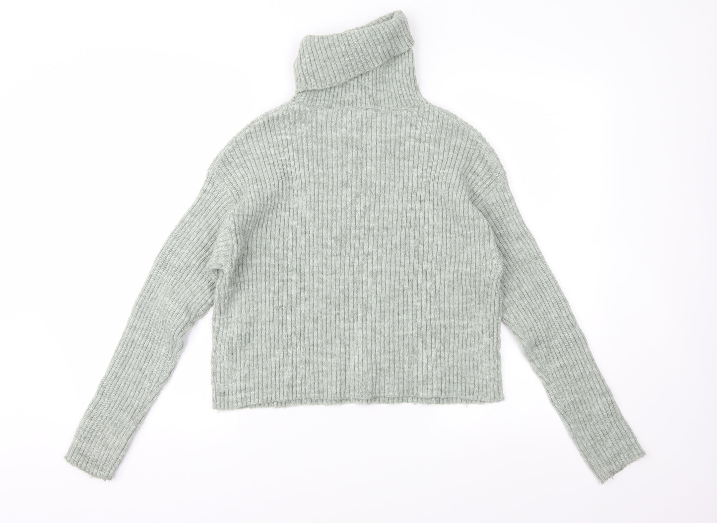 New Look Womens Green  Knit Pullover Jumper Size S