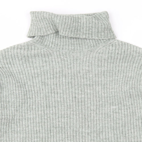 New Look Womens Green  Knit Pullover Jumper Size S