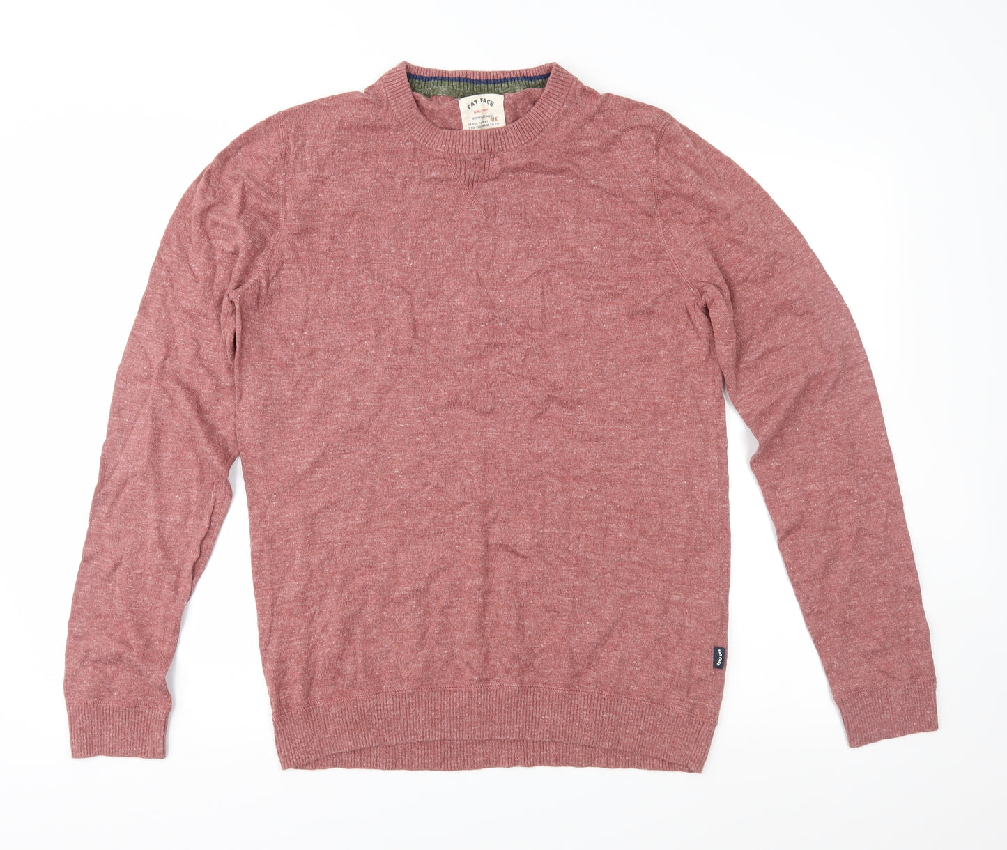 Fat Face Mens Pink  Knit Pullover Jumper Size M