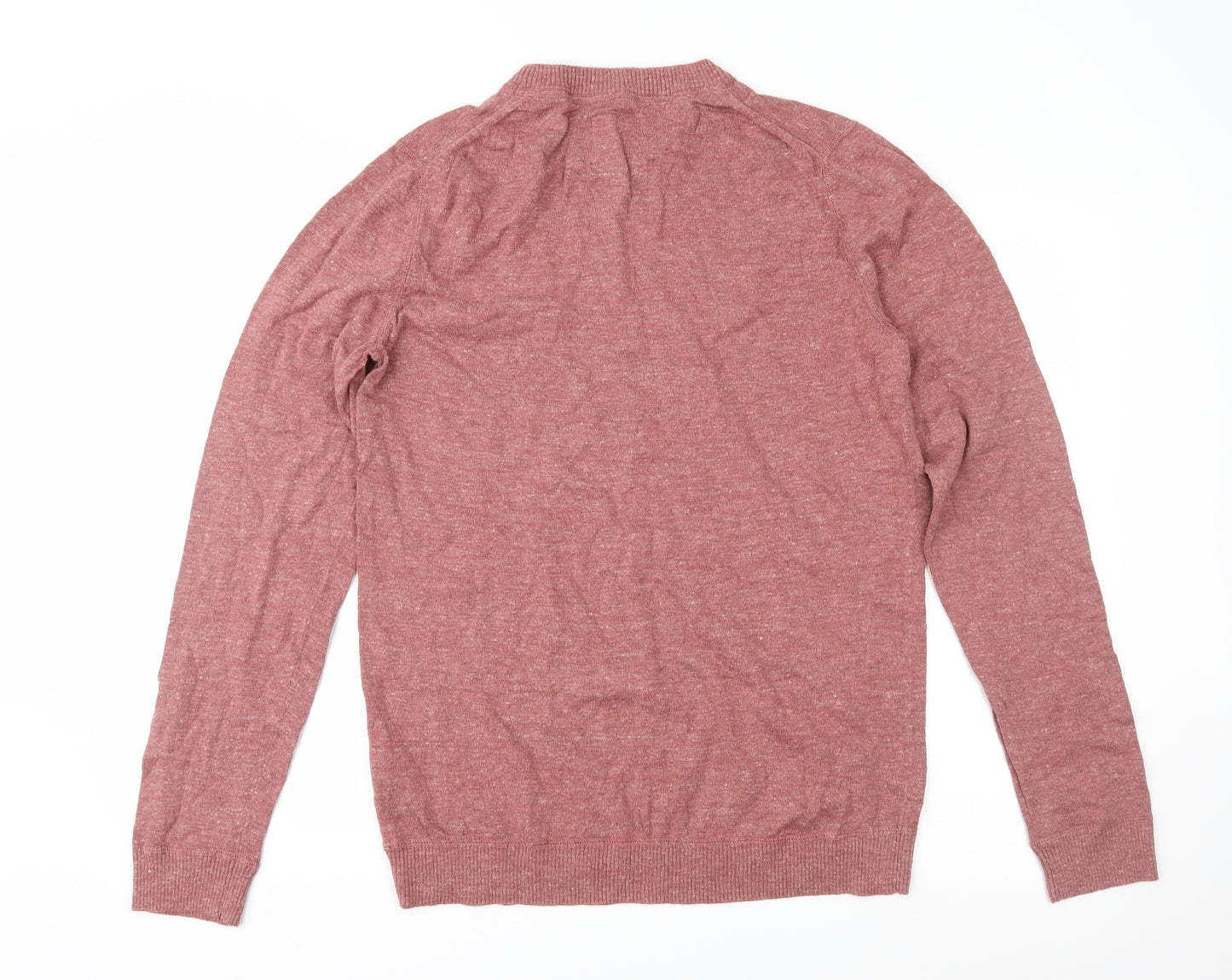 Fat Face Mens Pink  Knit Pullover Jumper Size M