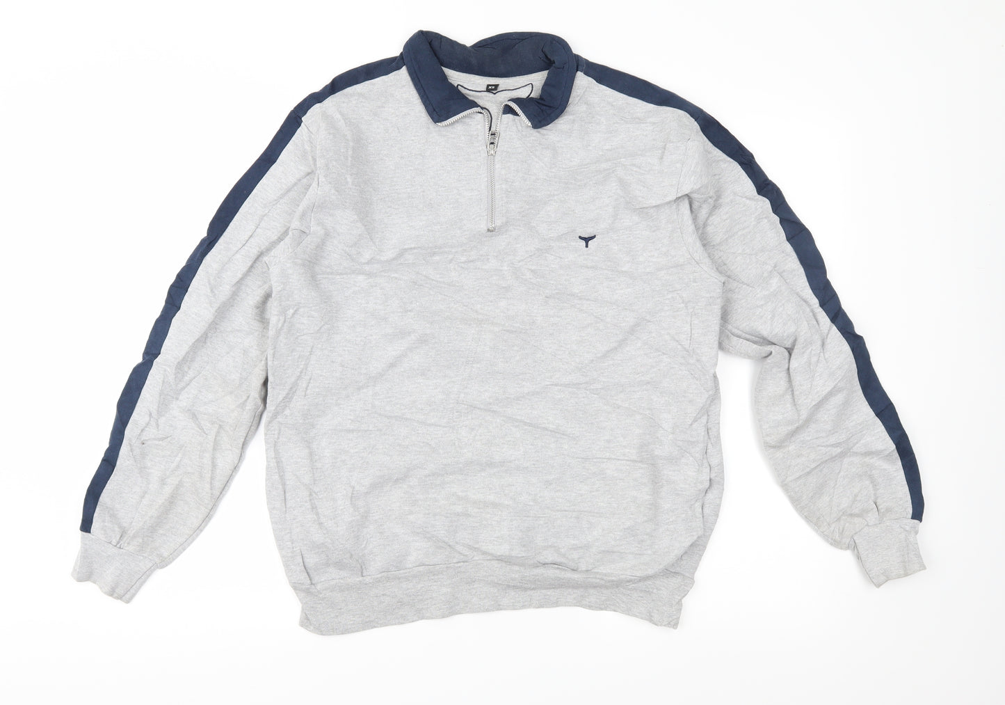 Whale of a Time Clothing Mens Grey   Pullover Sweatshirt Size XS