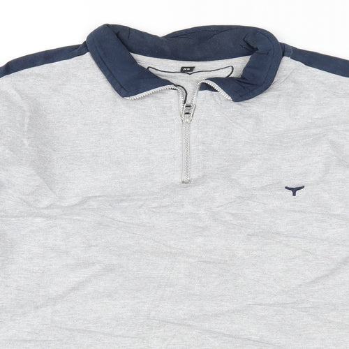 Whale of a Time Clothing Mens Grey   Pullover Sweatshirt Size XS