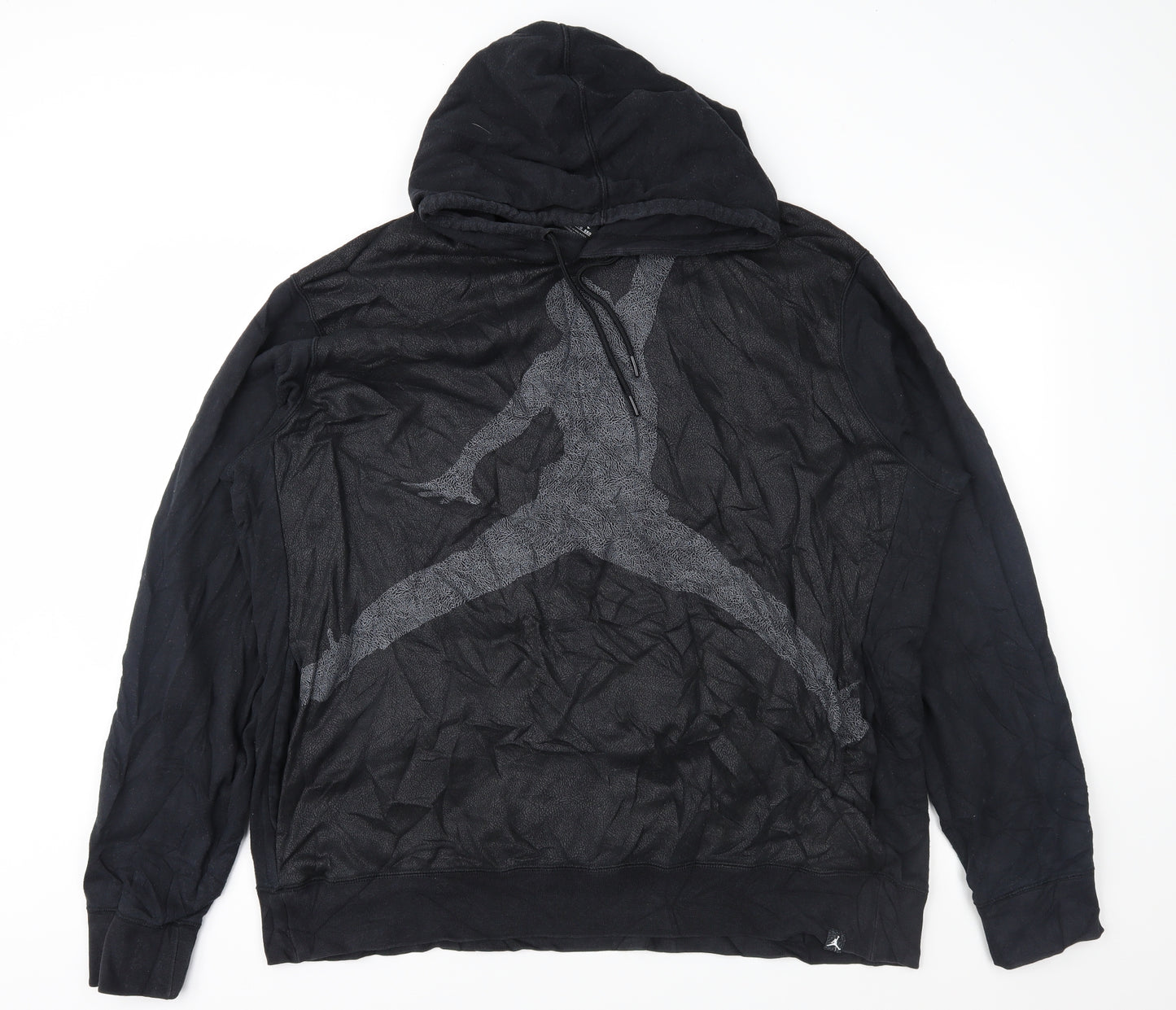 Nike Mens Black   Pullover Hoodie Size 2XL