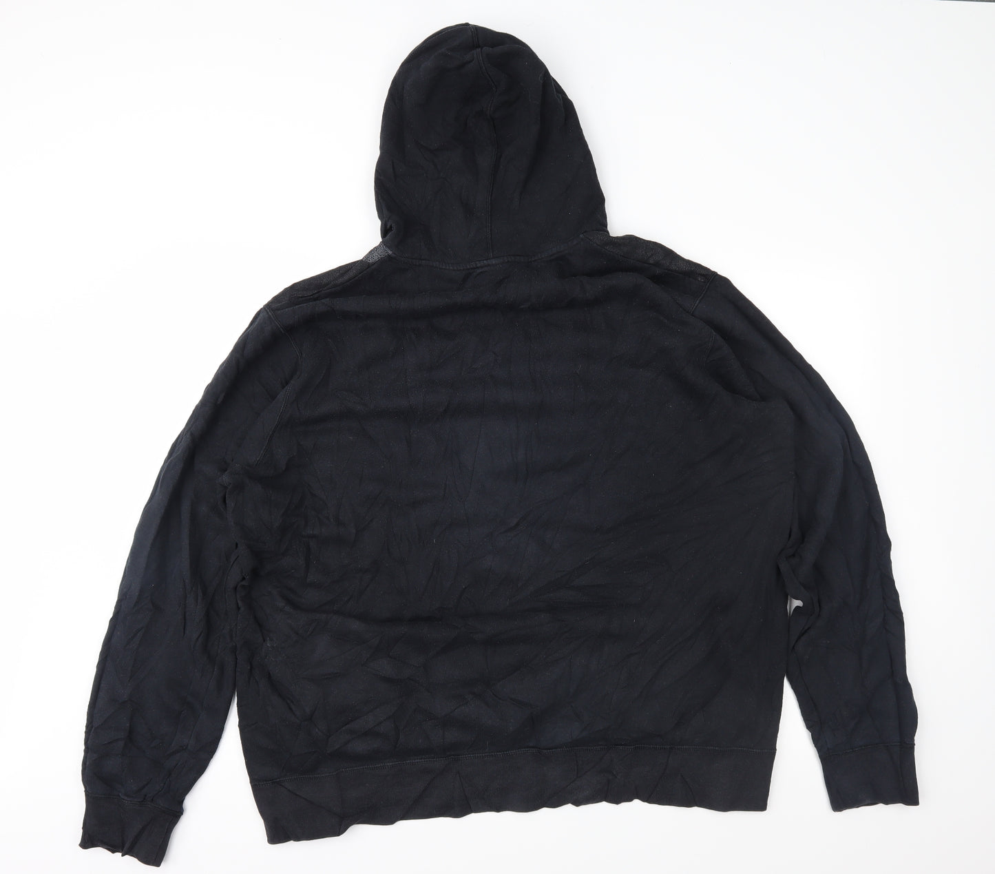 Nike Mens Black   Pullover Hoodie Size 2XL