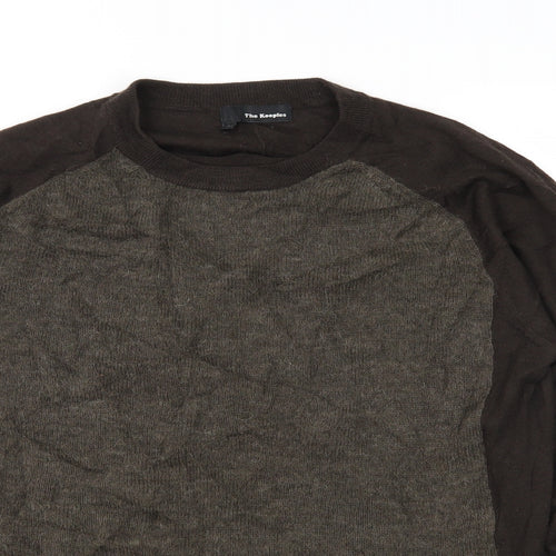The Kids Division Womens Brown  Knit Pullover Jumper Size S