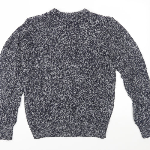 Cedar Wood State Mens Blue  Knit Pullover Jumper Size S