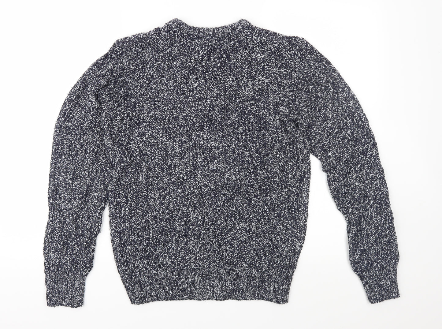 Cedar Wood State Mens Blue  Knit Pullover Jumper Size S