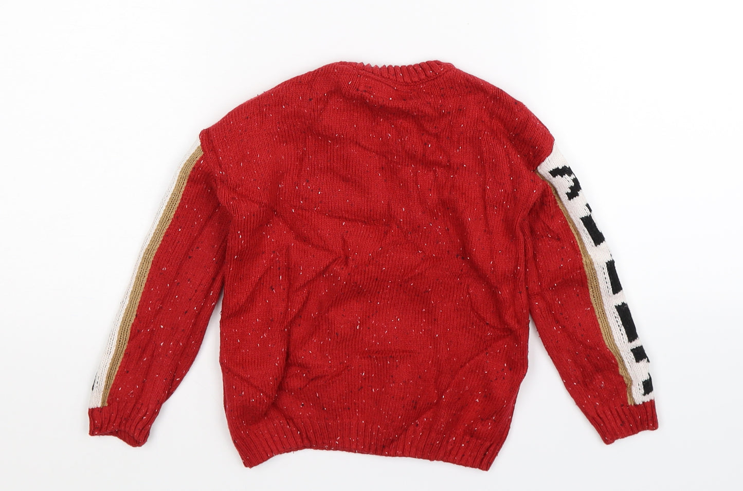 NEXT Boys Multicoloured  Knit Pullover Jumper Size 3 Years  - Christmas