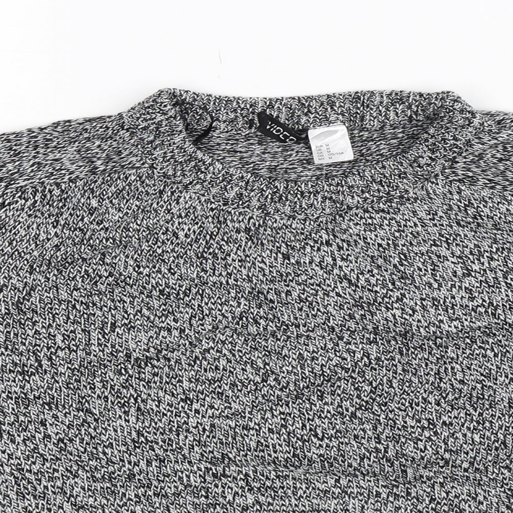 Divided Womens Grey  Knit Pullover Jumper Size M