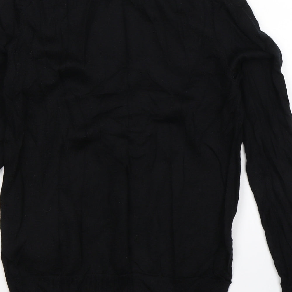Uniqlo Womens Black  Knit Pullover Jumper Size S