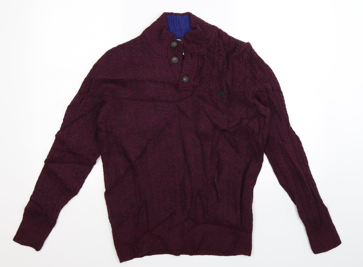 Racing Green Mens Brown  Knit Pullover Jumper Size L