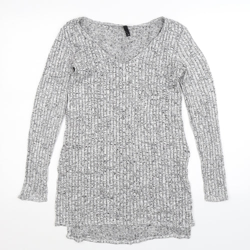 Divided Womens Grey  Knit Pullover Jumper Size S
