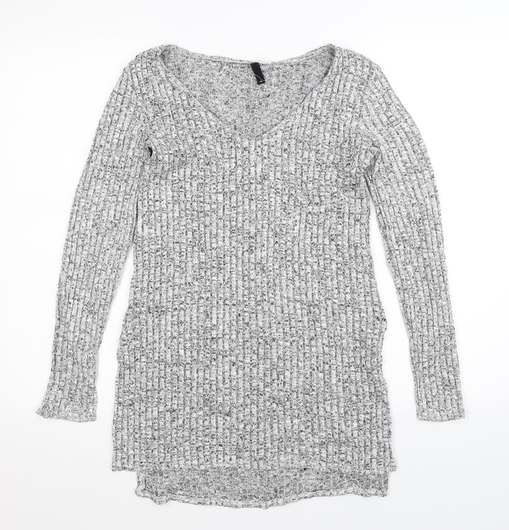 Divided Womens Grey Knit Pullover Jumper Size S