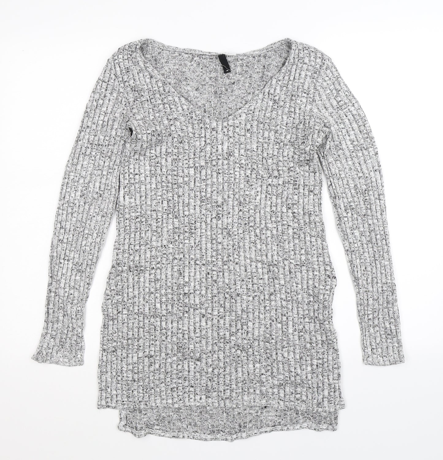 Divided Womens Grey  Knit Pullover Jumper Size S