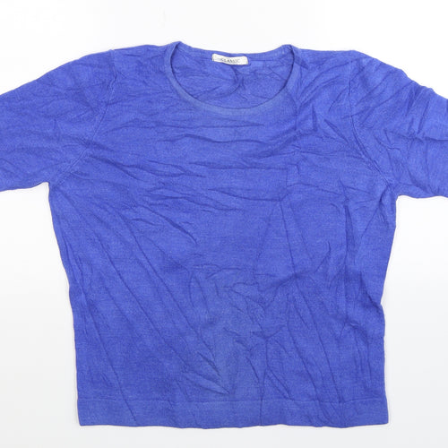 Marks and Spencer Womens Blue  Knit Pullover Jumper Size 16