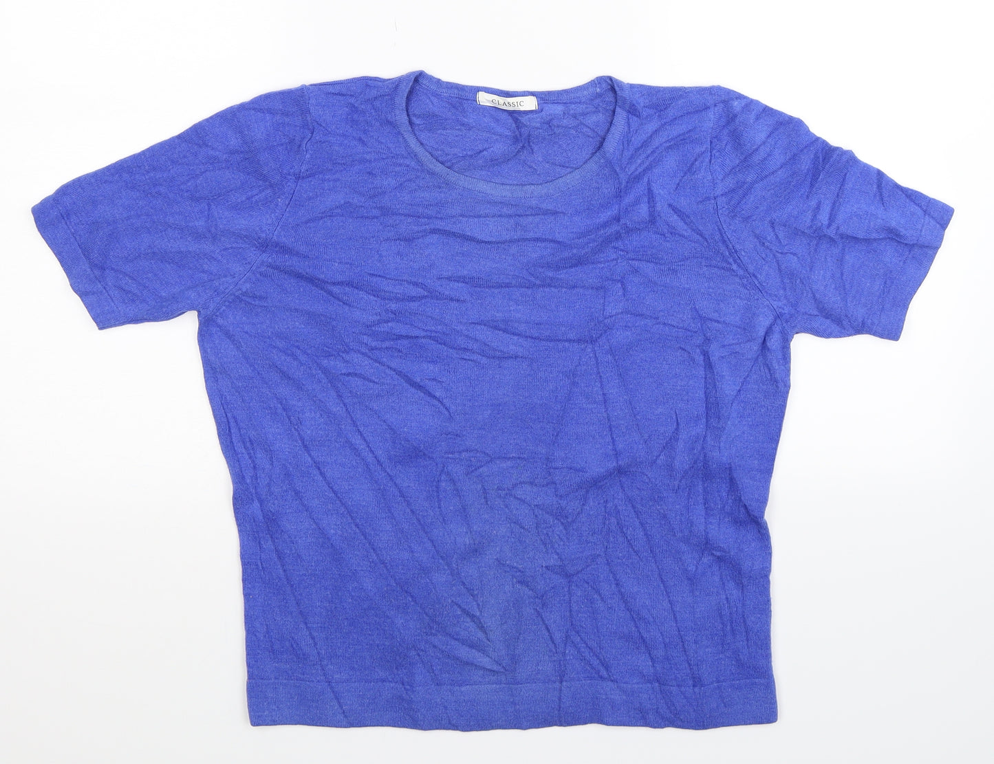 Marks and Spencer Womens Blue  Knit Pullover Jumper Size 16