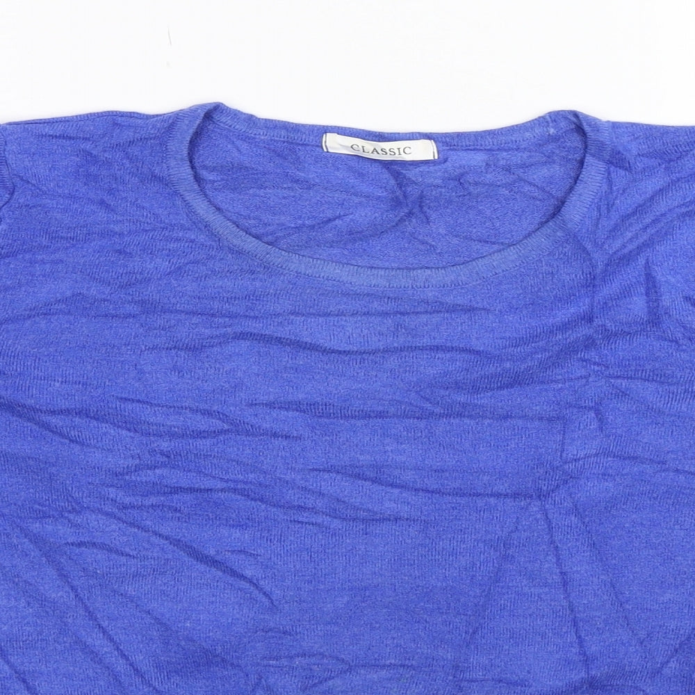 Marks and Spencer Womens Blue  Knit Pullover Jumper Size 16