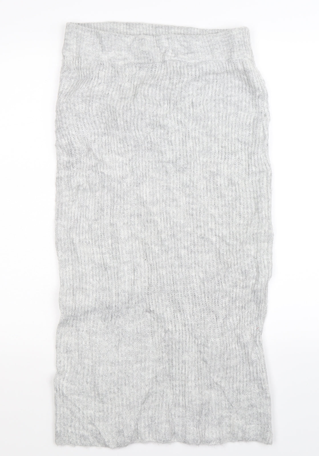 Primark Womens Grey  Knit Maxi Skirt Size 12