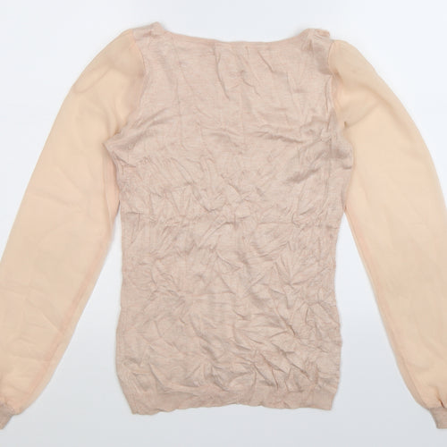 ORSAY Womens Beige  Knit Pullover Jumper Size S