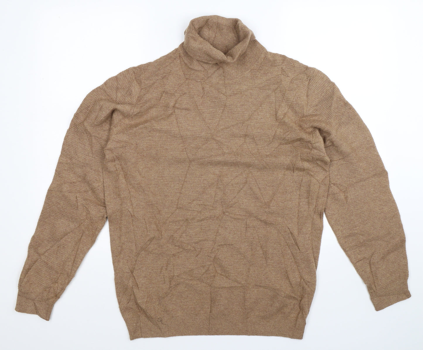 Burton Mens Beige  Knit Pullover Jumper Size L