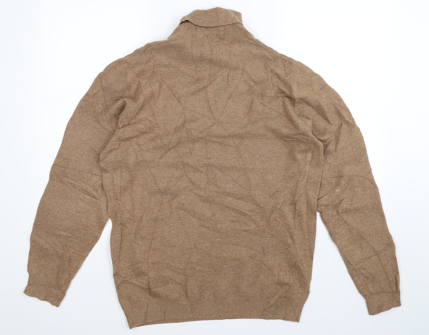Burton Mens Beige  Knit Pullover Jumper Size L