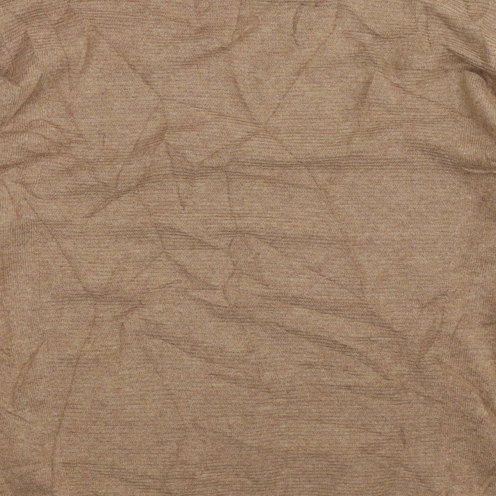 Burton Mens Beige  Knit Pullover Jumper Size L