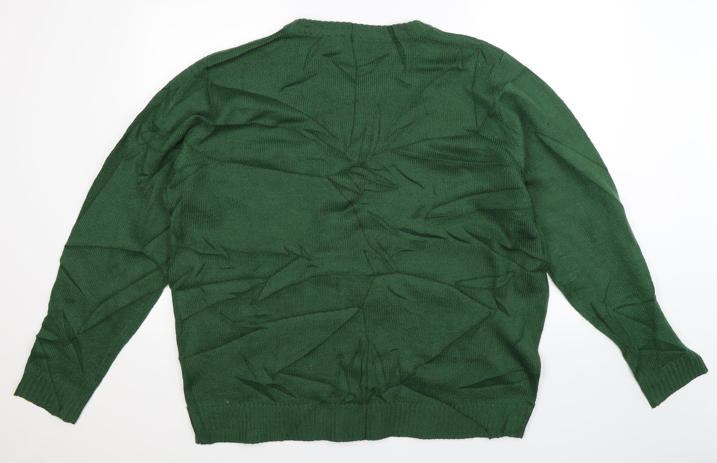 Avenue Mens Green  Knit Pullover Jumper Size 2XL  - Christmas