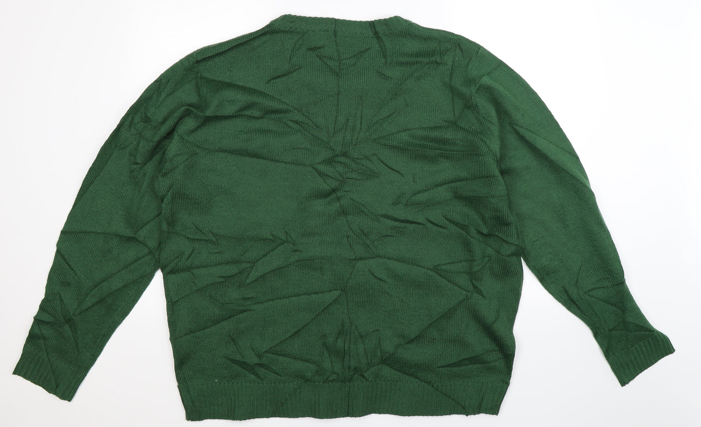 Avenue Mens Green  Knit Pullover Jumper Size 2XL  - Christmas