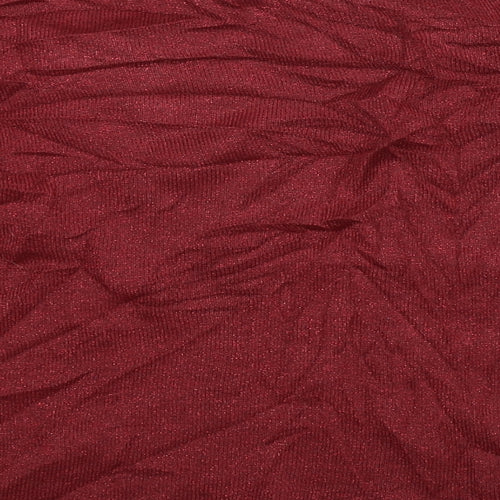 Preworn Womens Red  Knit Pullover Jumper Size M