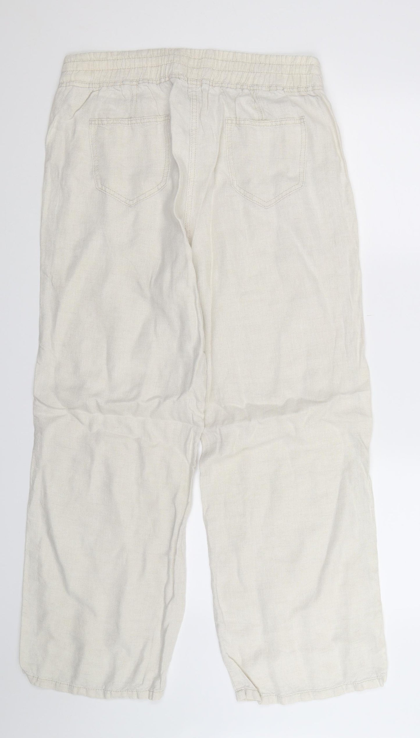 Marks and Spencer Womens Beige   Trousers  Size 14 L29 in