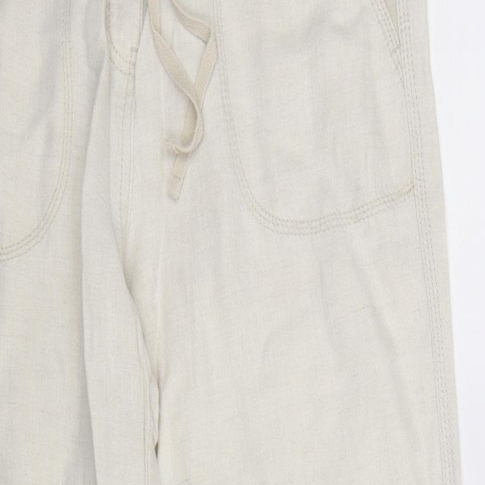 Marks and Spencer Womens Beige   Trousers  Size 14 L29 in