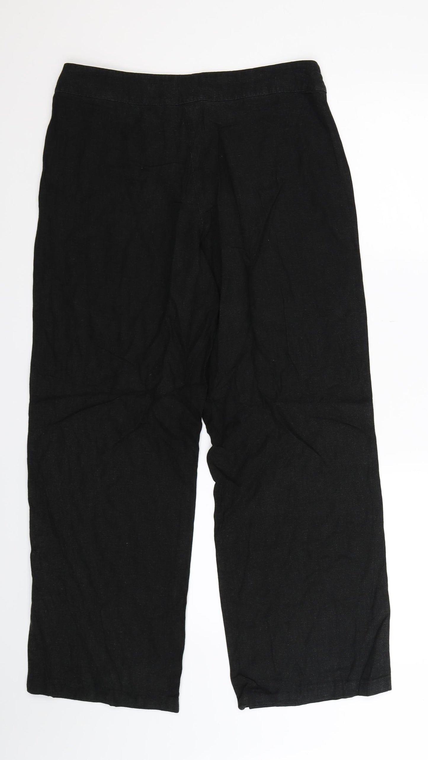 George Womens Black   Trousers  Size 12 L28 in