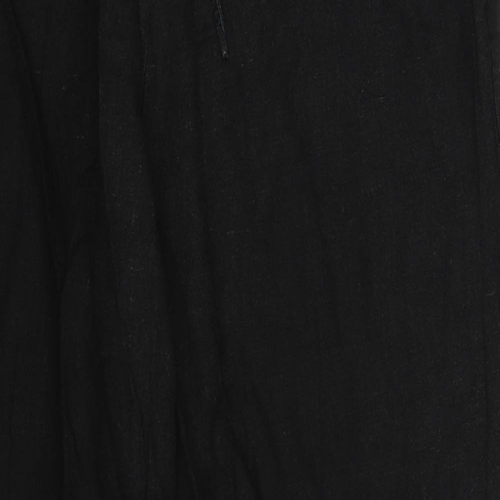 George Womens Black   Trousers  Size 12 L28 in