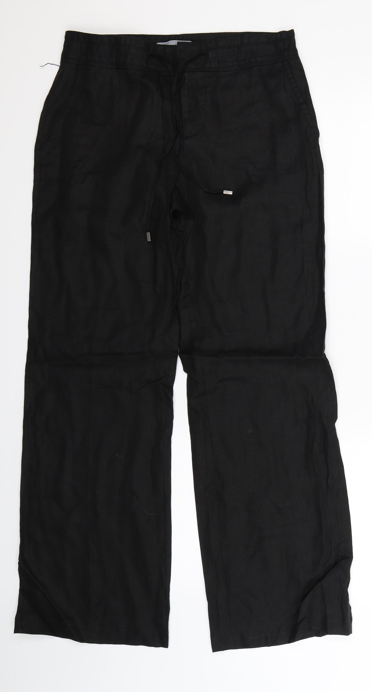 Zara Womens Black   Trousers  Size 8 L30 in
