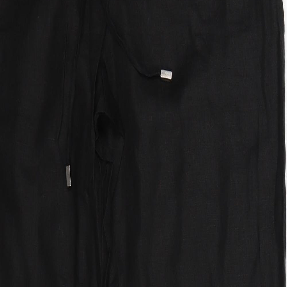 Zara Womens Black   Trousers  Size 8 L30 in