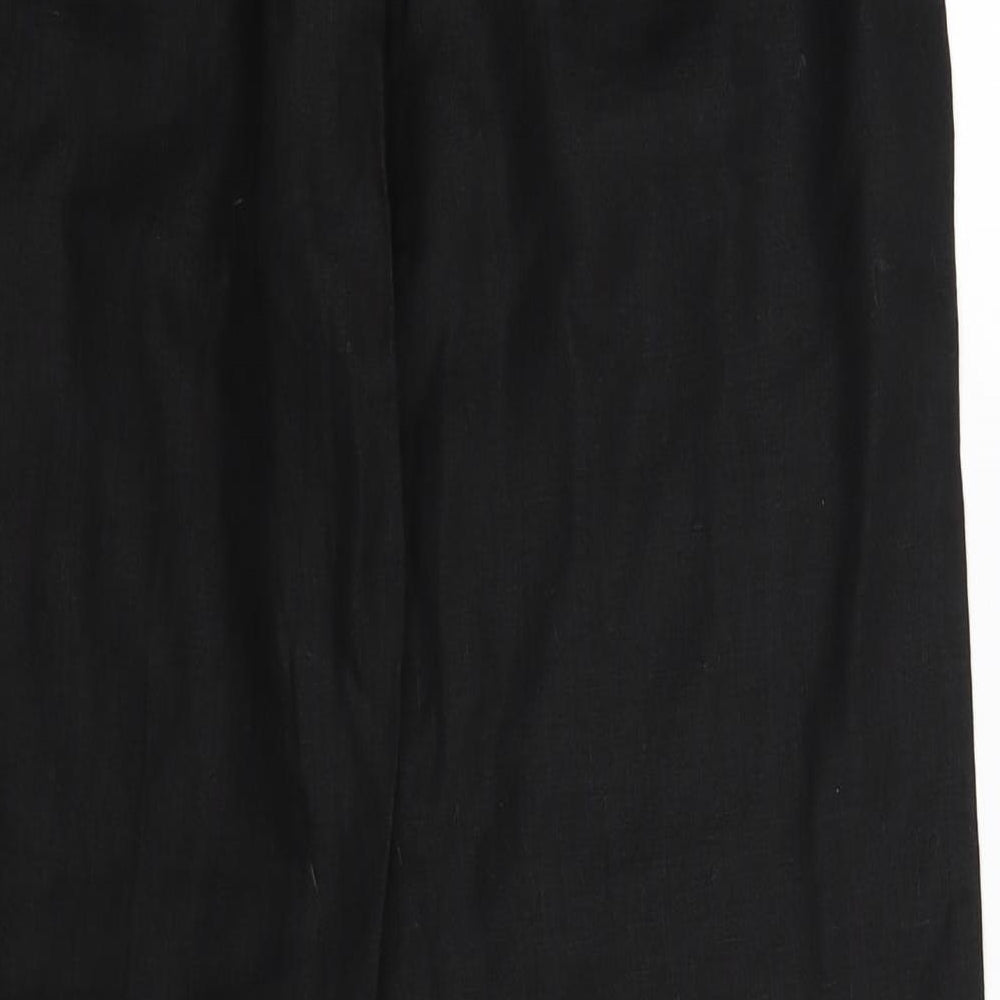 Zara Womens Black   Trousers  Size 8 L30 in
