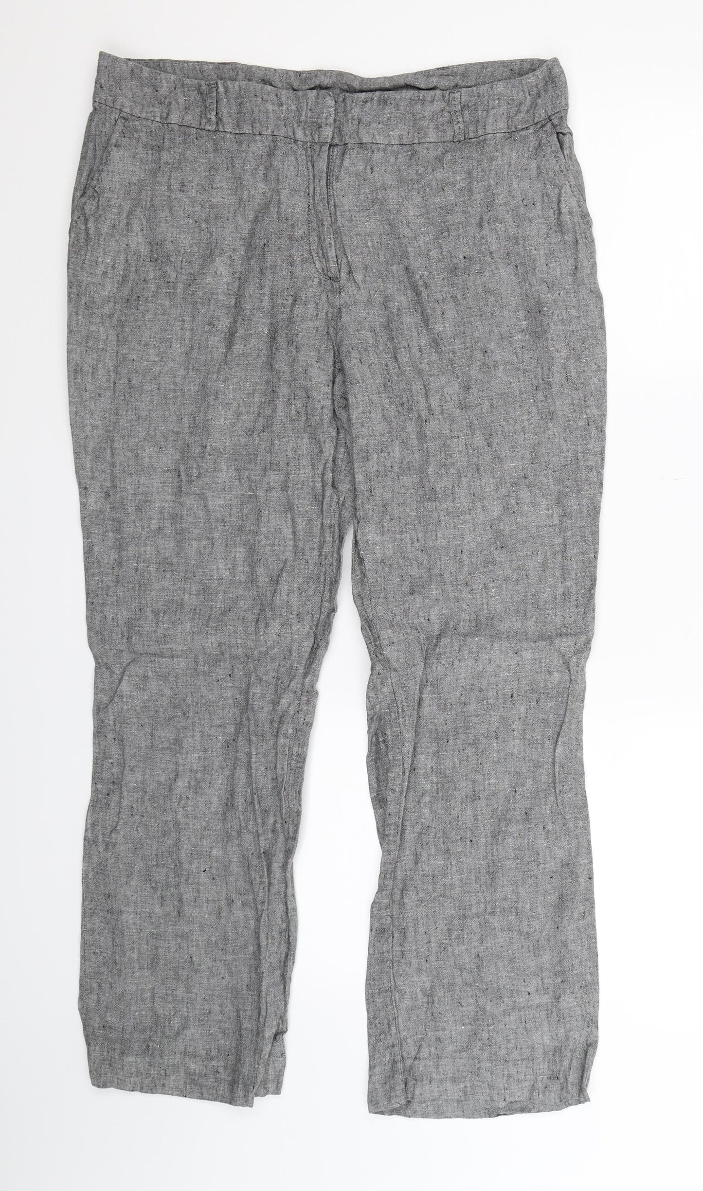 TU Womens Grey   Trousers  Size 16 L28 in