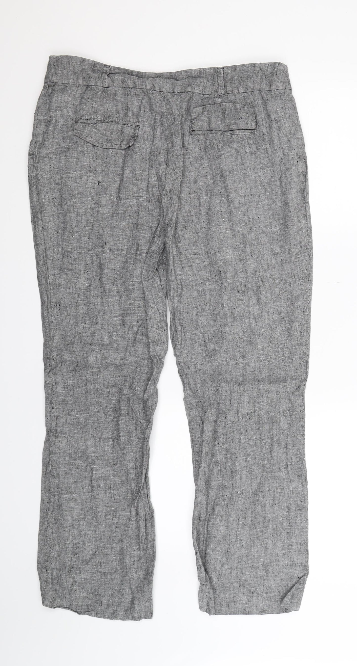TU Womens Grey   Trousers  Size 16 L28 in