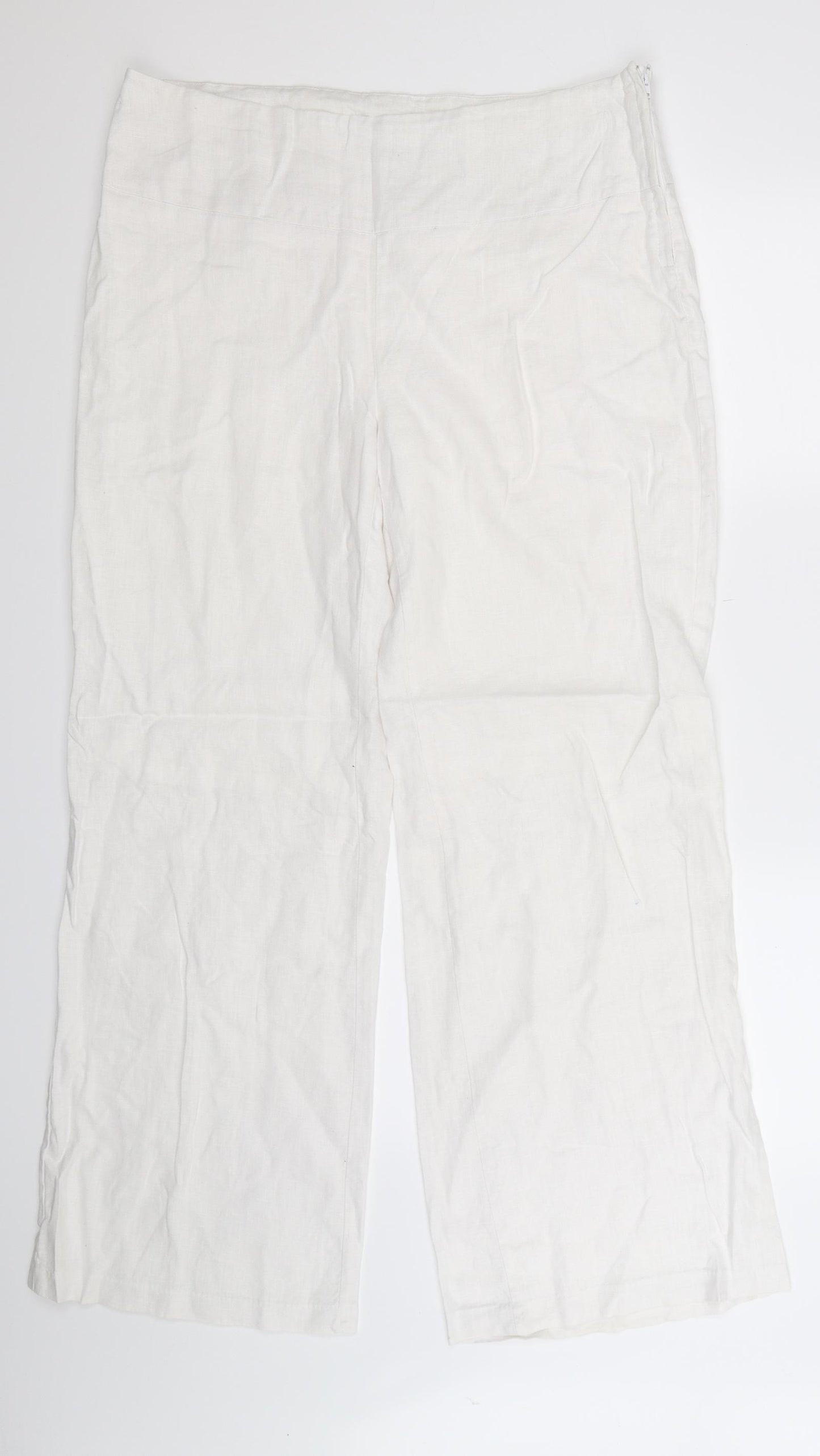 Atmosphere Womens White   Trousers  Size 16 L31 in