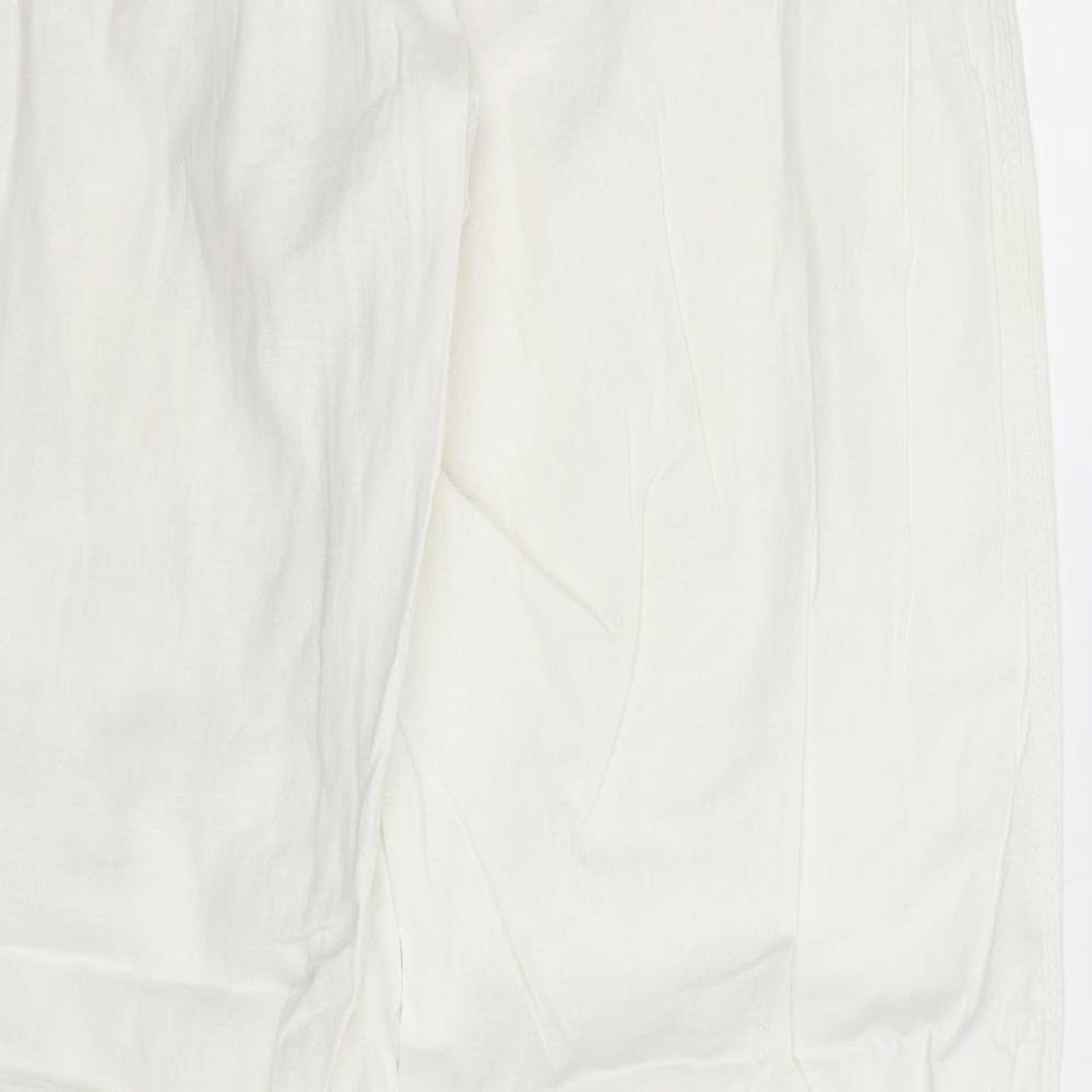 New Look Womens White   Trousers  Size 10 L29 in