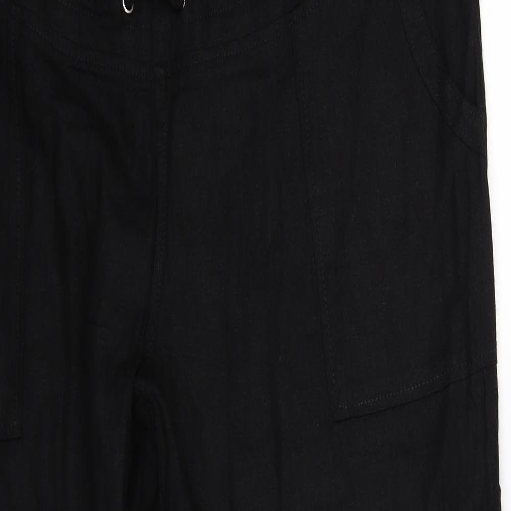 Very Womens Black   Trousers  Size 16 L30 in