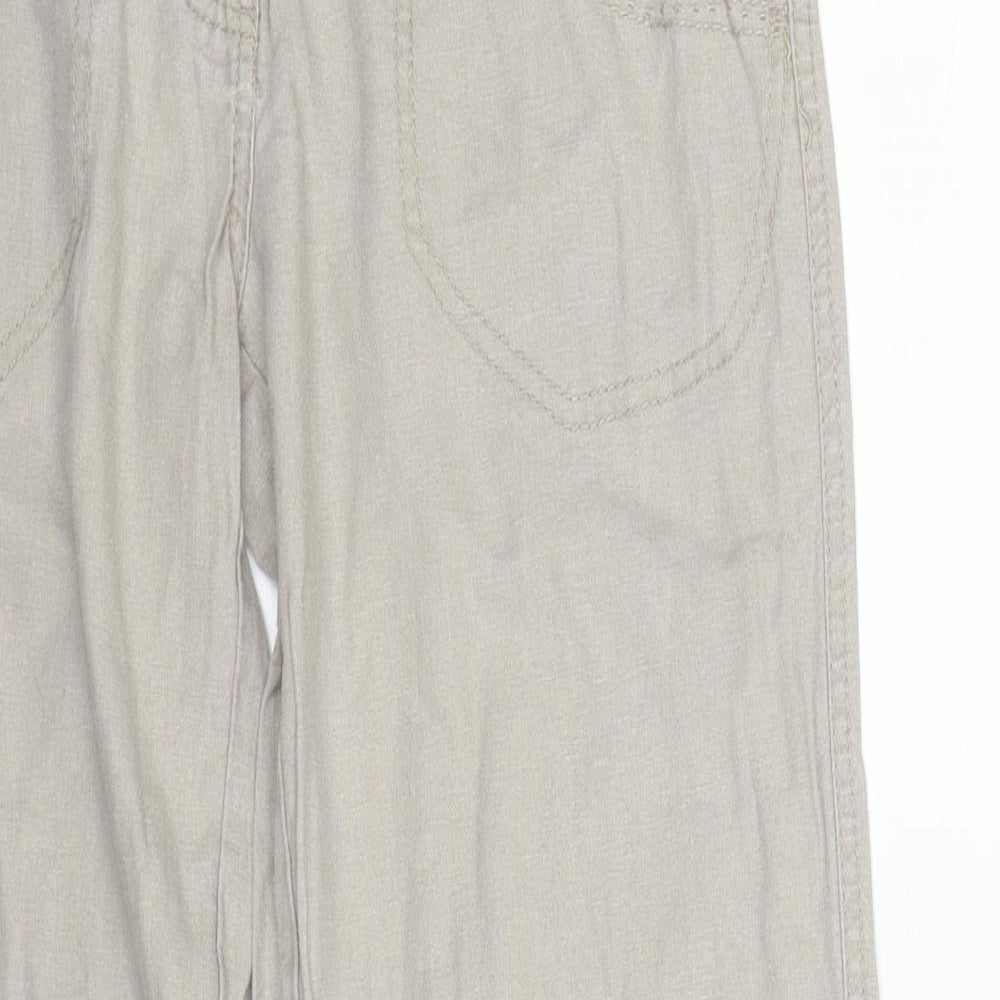 George Womens Grey   Trousers  Size 8 L30 in