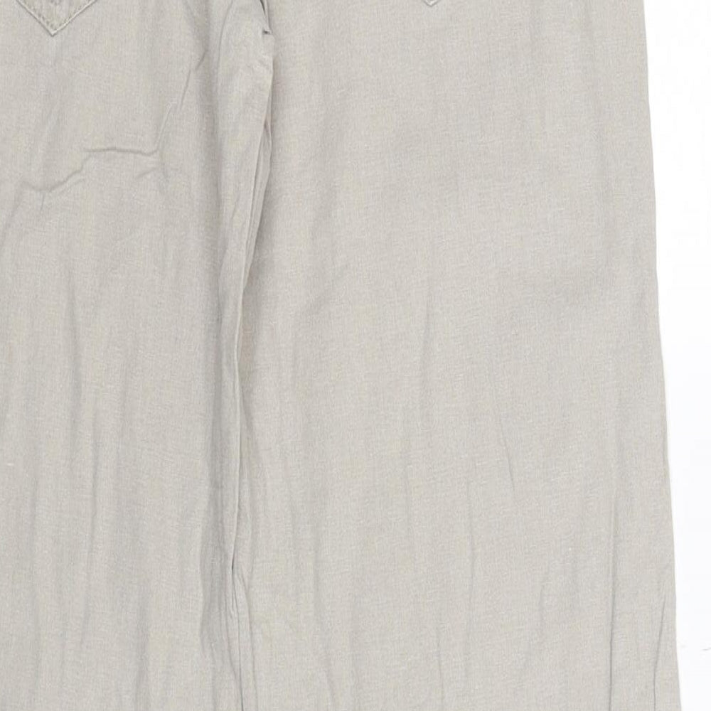George Womens Grey   Trousers  Size 8 L30 in