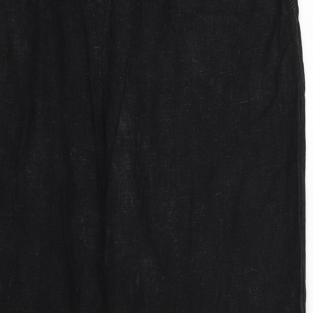 BHS Womens Black   Trousers  Size 10 L28 in